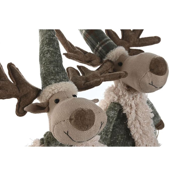 Adorno Navideño Home ESPRIT Verde Beige Reno 29 x 16 x 60 cm (2 Unidades) 4 Adorno Navideño Home ESPRIT Verde Beige Reno 29 x 16 x 60 cm (2 Unidades) 4