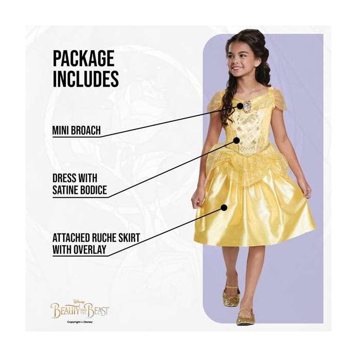 Disfraz infantil princesa disney bella classic talla. 3-4 años 2 Disfraz infantil princesa disney bella classic talla. 3-4 años 2
