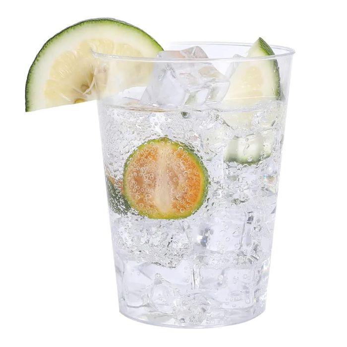 Set de 4 vasos de plástico transparente 380 ml - Algon (24 Cajas) 2 Set de 4 vasos de plástico transparente 380 ml - Algon (24 Cajas) 2