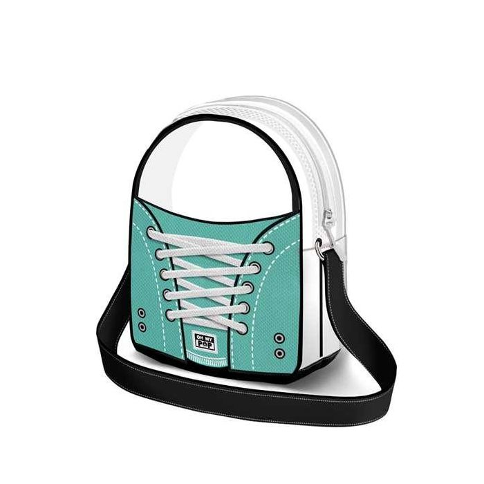 OMP! Sneakers Mint Bolso bandolera 22x17x7 cm Turquesa PU