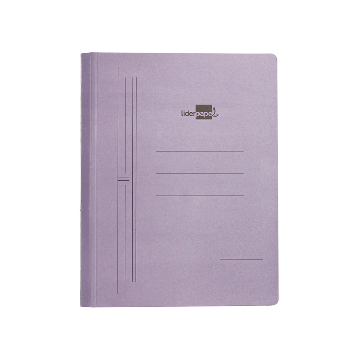 Liderpapel Carpeta Gusanillo Folio Cartón Azul 540 g/m² Compresor Archivar Documentos 245 x 350 mm 4