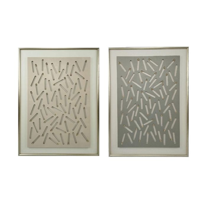 Cuadro Urban DKD Home Decor Beige Verde 3.5 x 120 x 90 cm (2 Unidades) Cuadro Urban DKD Home Decor Beige Verde 3.5 x 120 x 90 cm (2 Unidades)