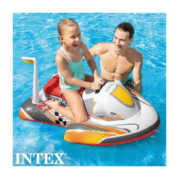 Intex Figura Hinchable Moto Wave Rider 117x77 cm para Niños +3 Años 14