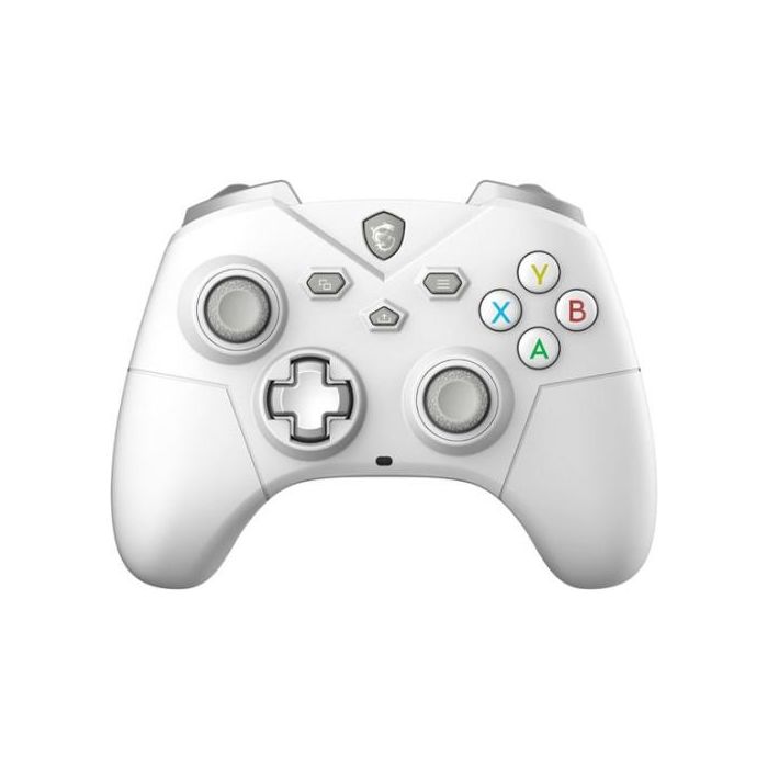 MSI FORCE GC300 WIRELESS Mando Gaming Blanco Bluetooth/USB Compatible con Windows, Android, iOS - S10-43G0230-EC4 1 MSI FORCE GC300 WIRELESS Mando Gaming Blanco Bluetooth/USB Compatible con Windows, Android, iOS - S10-43G0230-EC4 1