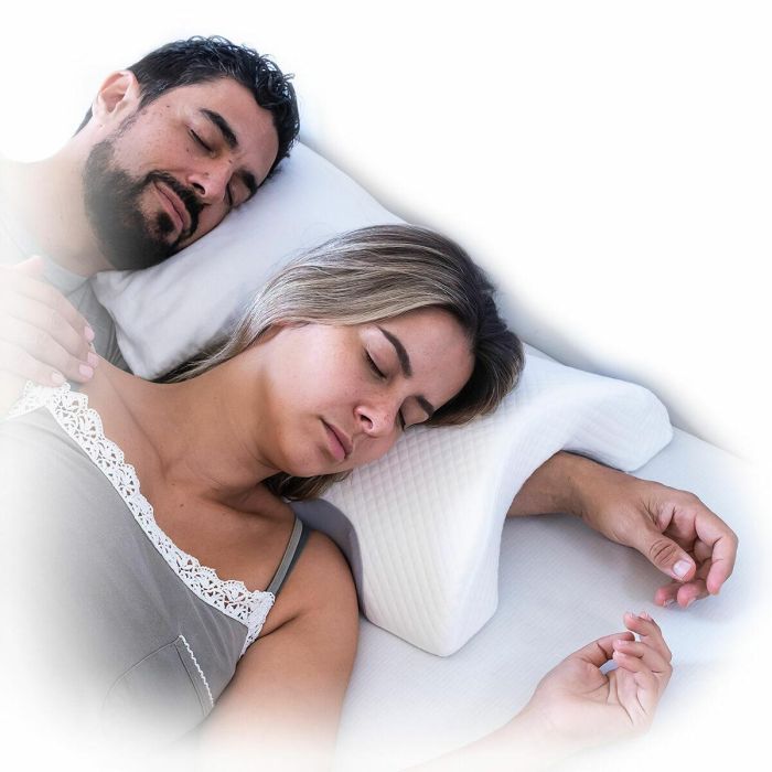 Almohada Viscoelástica Cervical para Parejas Cozzy InnovaGoods 5 Almohada Viscoelástica Cervical para Parejas Cozzy InnovaGoods 5
