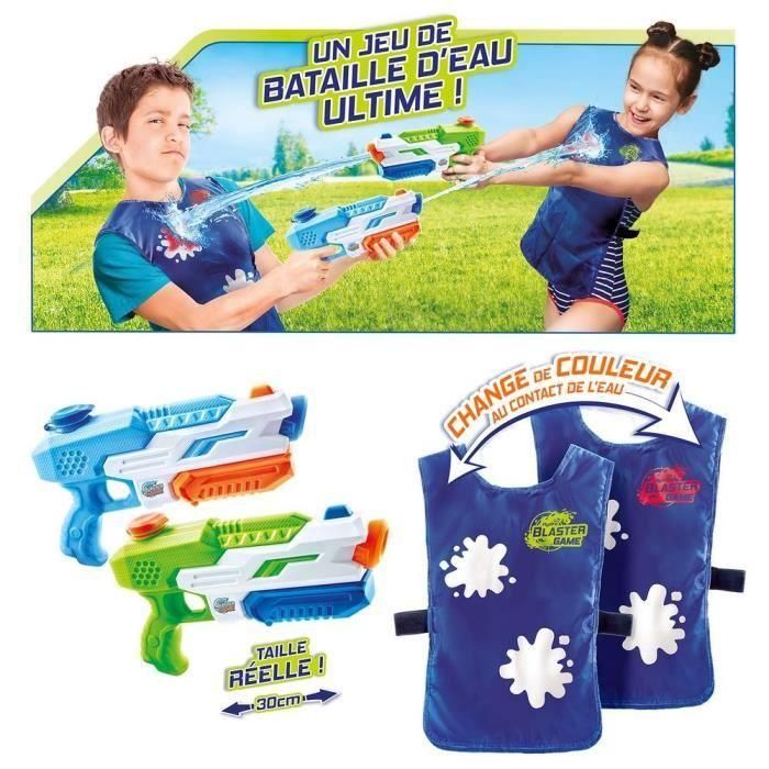Canal Toys Juego de Batalla de Agua - Kit 2 Jugadores con Blanco que Cambia de Color y Alcance de 10 Metros 3