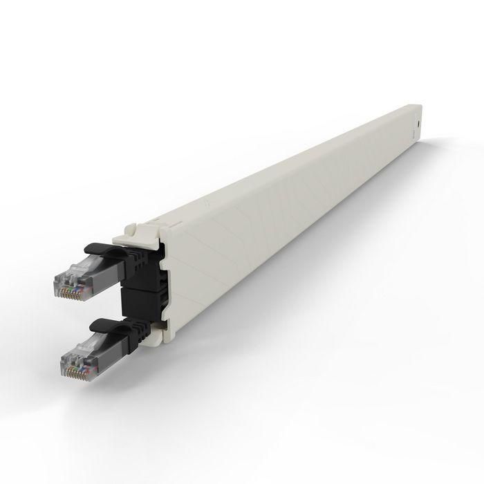 PATCHBOX patchbox.one Cassette de Cable de Red UTP Cat.6a Negro, para Sistema 30RU, Modular ISO, Compatible PoE/PoE++ 1