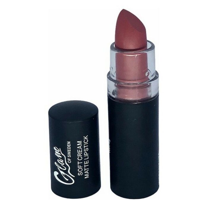 Glam Of Sweden #03-queen SOFT CREAM matte lipstick - Barra de Labios Mate, Textura Suave y Color Intenso, 4g Glam Of Sweden #03-queen SOFT CREAM matte lipstick - Barra de Labios Mate, Textura Suave y Color Intenso, 4g