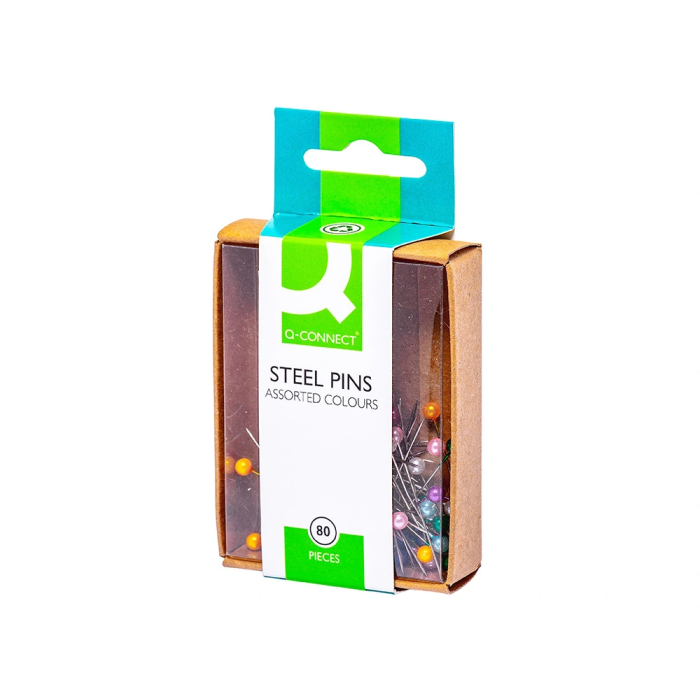 Q-connect Aguja señalizadora caja de 80 unidades colores surtidos 2