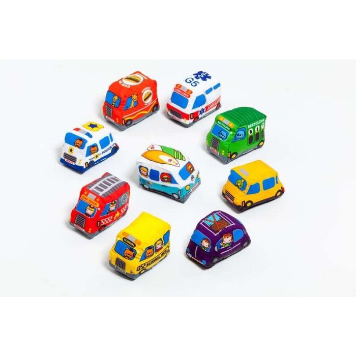 Tapiz blandito city and fun con 9 vehiculos de tela (se convierte en maleta) 12 Tapiz blandito city and fun con 9 vehiculos de tela (se convierte en maleta) 12