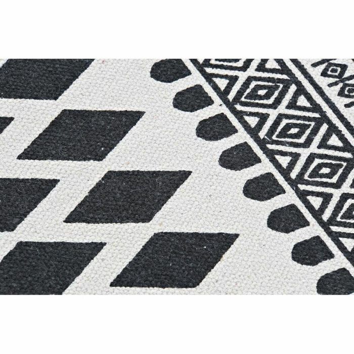 Alfombra DKD Home Decor Negro Blanco (80 x 50 x 1 cm) 2