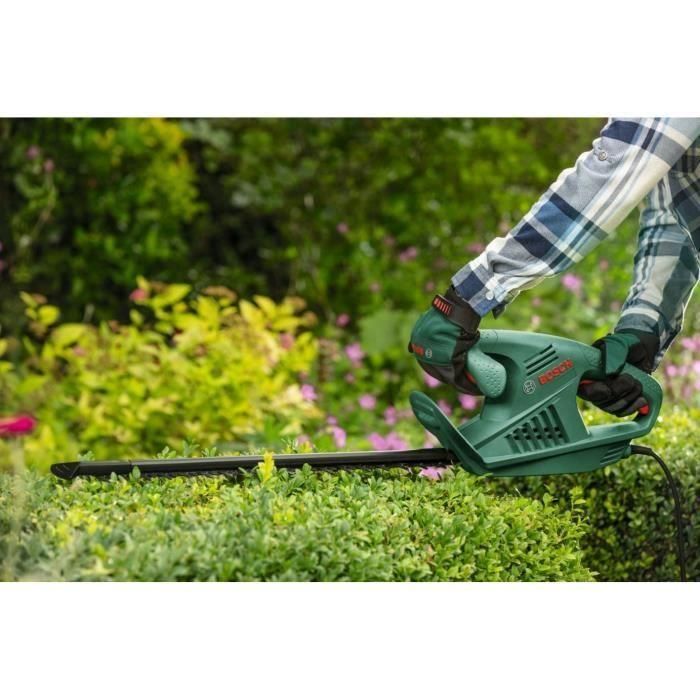 Bosch EasyHedgeCut 45-16 Cortasetos Eléctrico Ligero y Potente. Diseñado para una Fatiga Mínima, con Equilibrio Perfecto y Mangos Ergonómicos para Setos. 4
