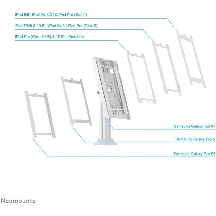Soporte para Tablet Neomounts DS15-640WH1 Blanco 5