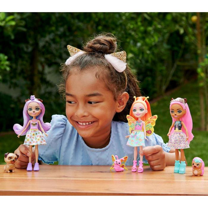 Enchantimals Muñeca Enchantimals City Penna Pug Y Trusty Hkn11 Muñeca con Mascota +4 años 2