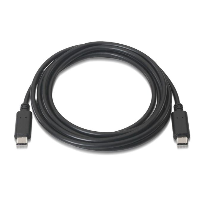 AISENS - CABLE USB 2.0 3A, TIPO USB-C/M-USB-C/M, NEGRO, 3.0M 9