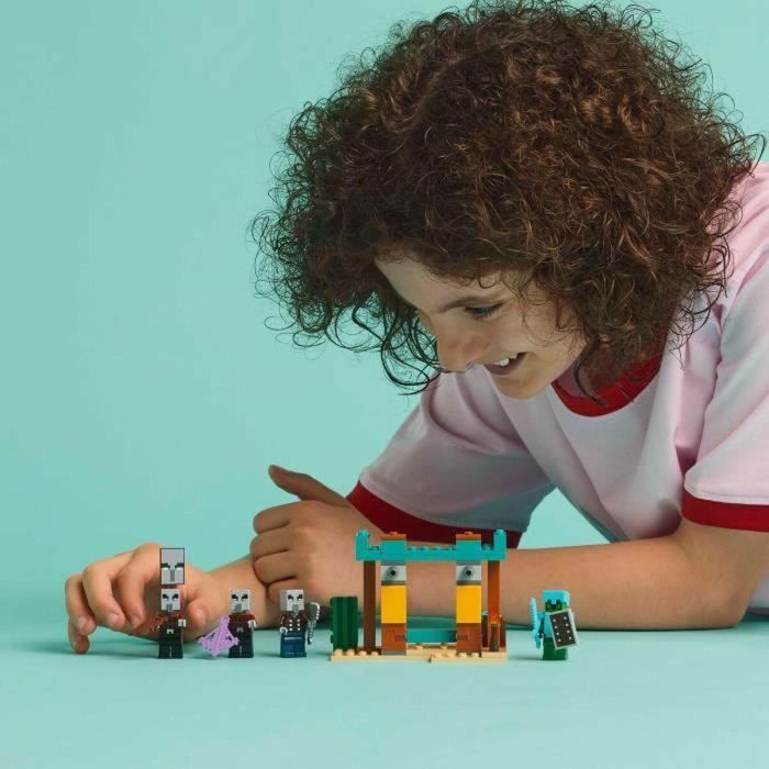 LEGO 21267 Minecraft Patrulla de los Aldeanos del Desierto Set de construcción para niños de 7 años 2 LEGO 21267 Minecraft Patrulla de los Aldeanos del Desierto Set de construcción para niños de 7 años 2