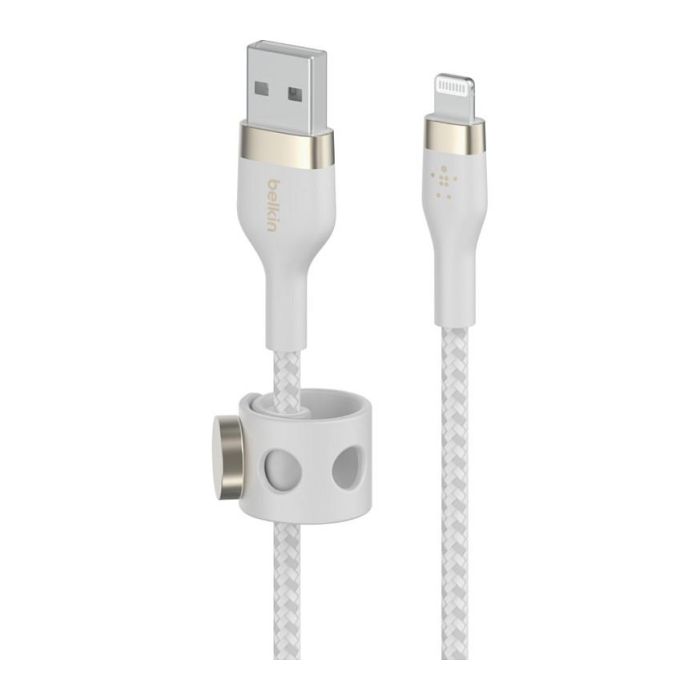 Belkin CAA010BT2MWH Cable Lightning/USB-A Certificado Apple, 2m, Blanco Belkin CAA010BT2MWH Cable Lightning/USB-A Certificado Apple, 2m, Blanco