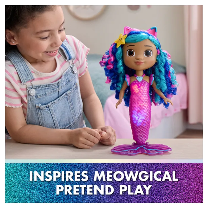 Spin Master Muñeca Sirena Interactiva La Casa de Muñecas de Gabby La Película con Luces y Sonidos 4 Spin Master Muñeca Sirena Interactiva La Casa de Muñecas de Gabby La Película con Luces y Sonidos 4