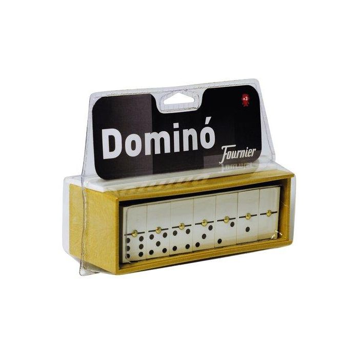 Fournier Dominó Chamelo Ficha Marfilina en Caja de Plástico Blister