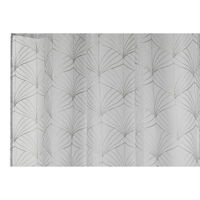 Cortina Urban DKD Home Decor Gris Claro 260 x 140 cm 2