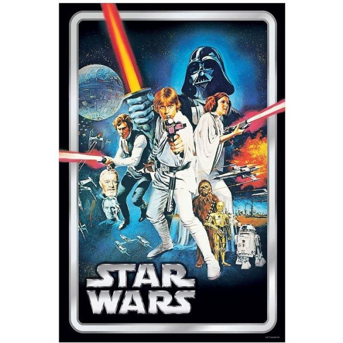 Prime 3D Puzzle Libro Lenticular 3D Star Wars - 300 Piezas, Imagen Holográfica, Cartel Antiguo de Cine 1 Prime 3D Puzzle Libro Lenticular 3D Star Wars - 300 Piezas, Imagen Holográfica, Cartel Antiguo de Cine 1