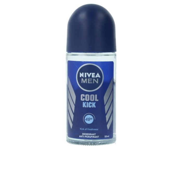 Nivea MEN COOL KICK deo roll-on Desodorante Anti-perspirant 50 ml Sin Alcohol Nivea MEN COOL KICK deo roll-on Desodorante Anti-perspirant 50 ml Sin Alcohol