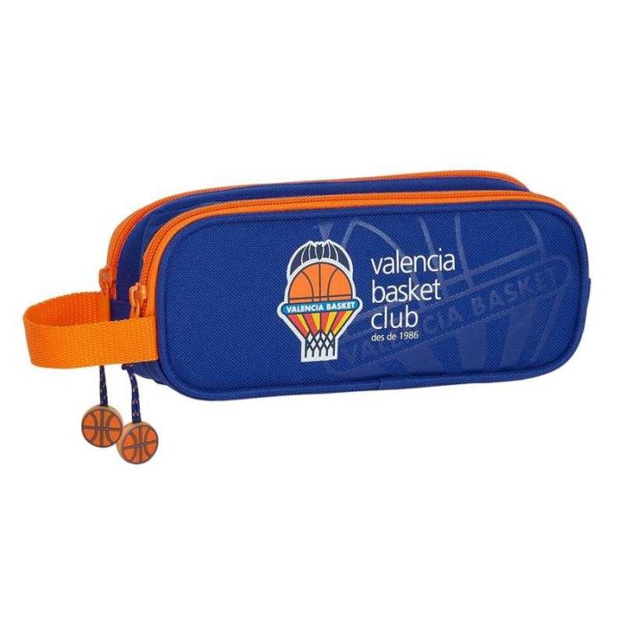 Bolso Escolar Safta Portatodo Valencia Basket Club Doble 210x60x80 mm Bolso Escolar Safta Portatodo Valencia Basket Club Doble 210x60x80 mm
