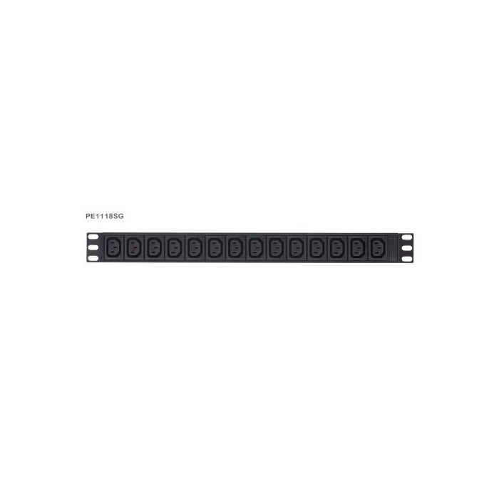 Aten PDU Básica 1U con Protección contra Sobretensiones, 18 Tomas, PE1118SG-AT-G 1 Aten PDU Básica 1U con Protección contra Sobretensiones, 18 Tomas, PE1118SG-AT-G 1