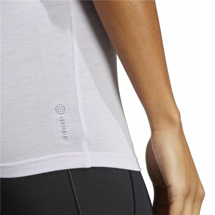 Camiseta de Manga Corta Mujer Adidas Studio Oversized Lila S 1 Camiseta de Manga Corta Mujer Adidas Studio Oversized Lila S 1