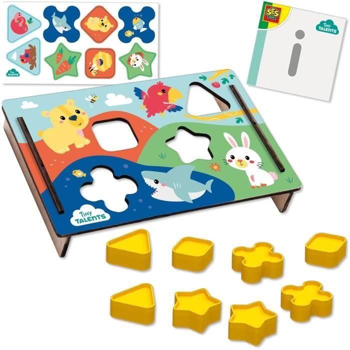 Ses Creative SES1701830503177 Rompecabezas clasificador de formas 3