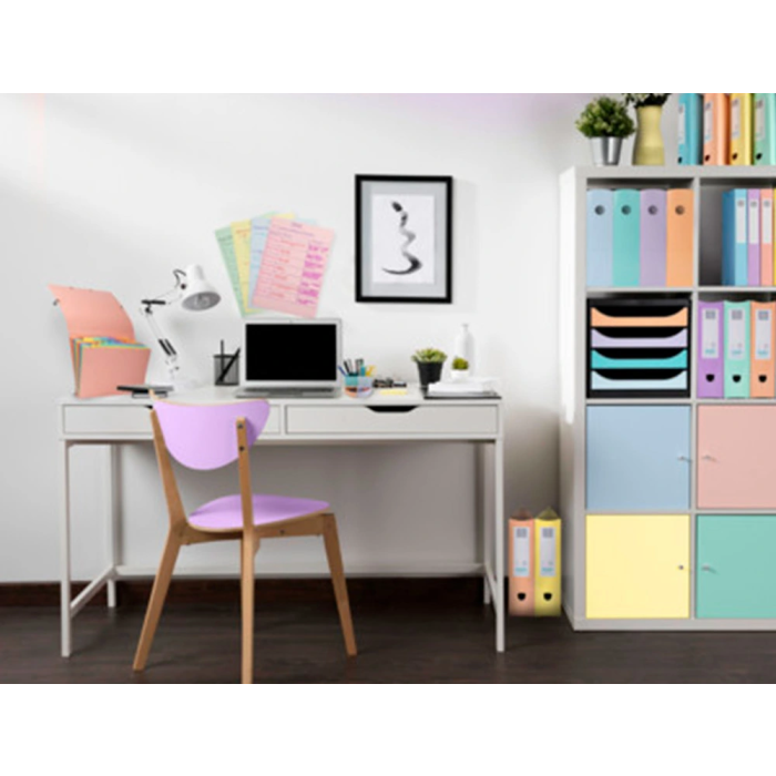 Exacompta BIG-BOX Aquarel Fichero sobremesa 4 cajones colores pastel negro glossy 347x278x267 mm 3