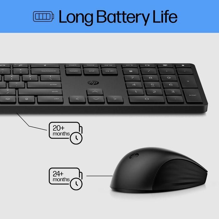 HP 650 Wireless Keyboard and Mouse Combo 2 HP 650 Wireless Keyboard and Mouse Combo 2