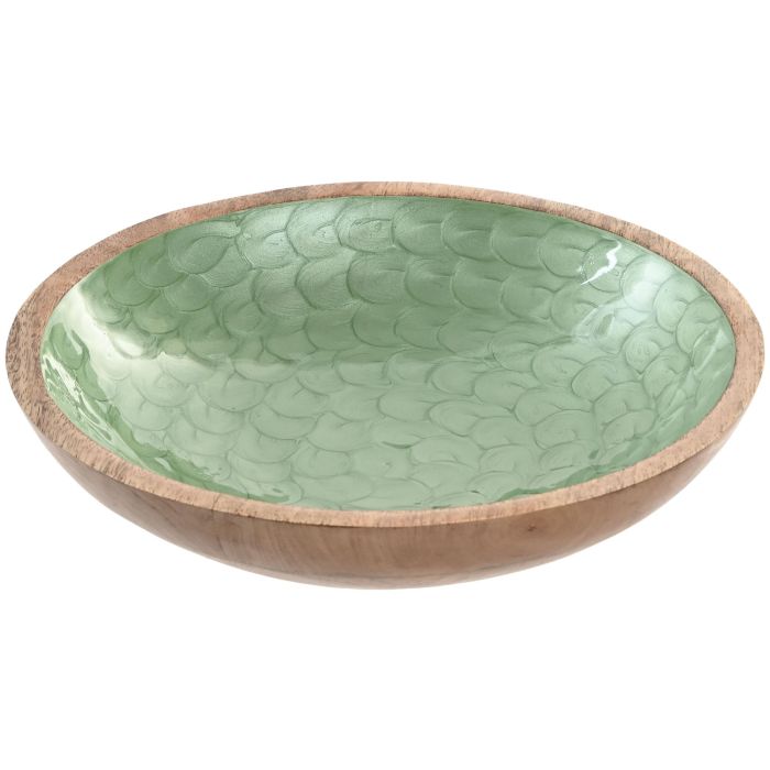 Ensaladera Moderno DKD Home Decor Verde Natural 30 x 7 x 30 cm 0 Ensaladera Moderno DKD Home Decor Verde Natural 30 x 7 x 30 cm 0