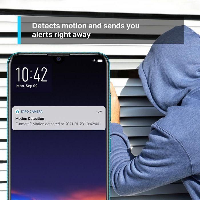 TP-Link Cámara de Seguridad WiFi 3MP con Visión Nocturna, Detección de Movimiento, Audio Bidireccional y Almacenamiento Local 5