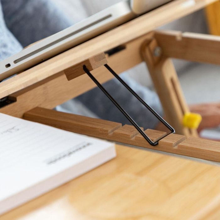 Mesa Plegable Auxiliar de Bambú Lapwood InnovaGoods 7