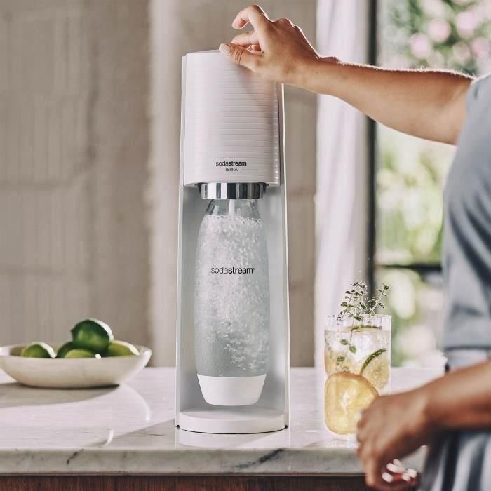 SODASTREAM TERRABILV - Máquina TERRA Blanca Pack 2 botellas LV + 1 cilindro de intercambio CQC 4 SODASTREAM TERRABILV - Máquina TERRA Blanca Pack 2 botellas LV + 1 cilindro de intercambio CQC 4
