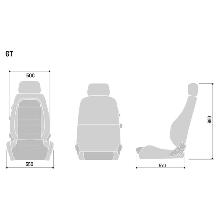 Asiento Sparco Gt Negro S009012NR 5 Asiento Sparco Gt Negro S009012NR 5