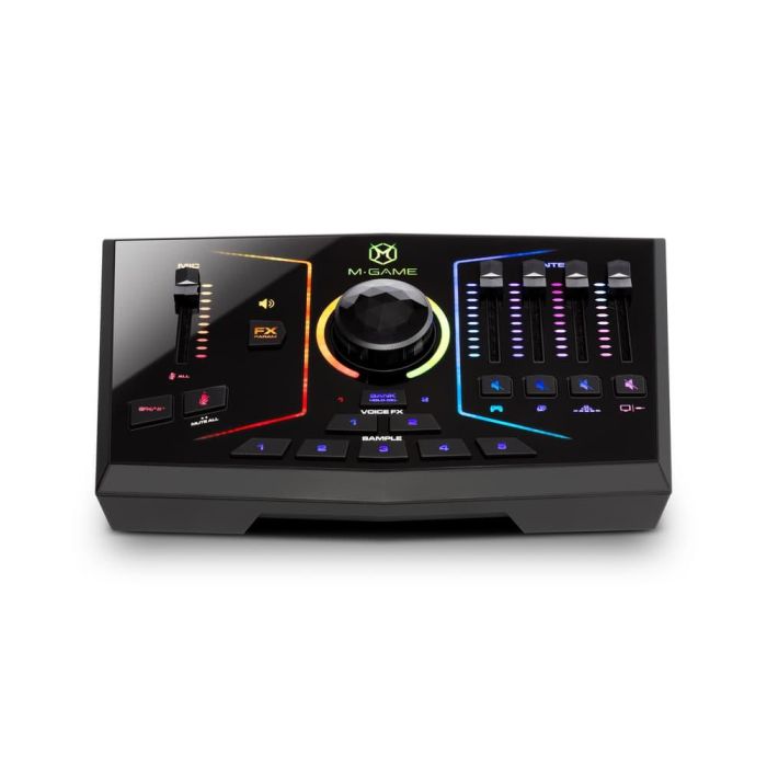 Interfaz De Audio Gamer/Stream M-Game Dual Rgb 1 Interfaz De Audio Gamer/Stream M-Game Dual Rgb 1