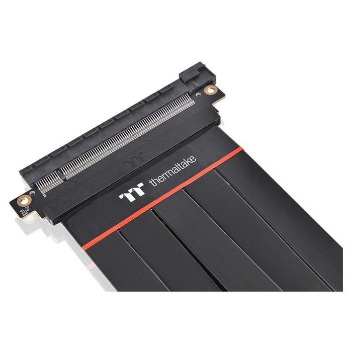 Thermaltake Extensor PCI Express 4.0 16X Negro 60cm Macho a Macho - Cable Riser Tarjeta Gráfica para Gaming PC 5