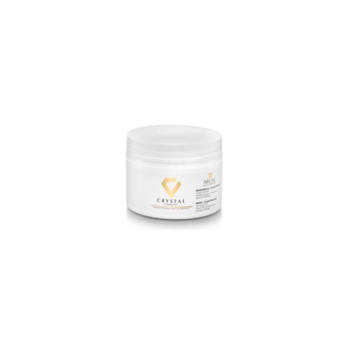 Arual Mascarilla Crystal Diamond 250ML - Reparación Absoluta Cabello Dañado con Aceite de Argán y Macadamia, Sin Parabenos, Unisex