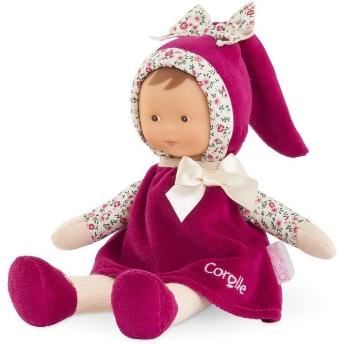 Doudou - COROLLE - Miss Rose Grenadine - 25 cm - aroma de vainilla - desde el nacimiento 2 Doudou - COROLLE - Miss Rose Grenadine - 25 cm - aroma de vainilla - desde el nacimiento 2