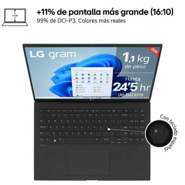 Laptop LG 16ZD90S-G.AX75B 16" Intel Core Ultra 7 155H 16 GB RAM 512 GB SSD 4