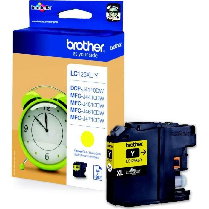 Brother Mfc-J4410Dw-Mfc-J4510Dw, Blister Cartucho Amarillo 1200 Pag