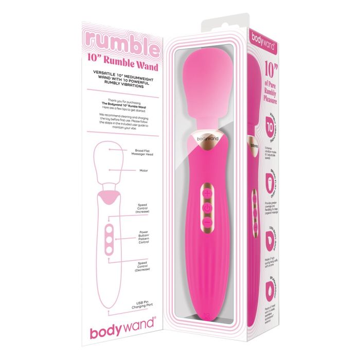 Masajeador Bodywand Wand 10 Rosa 2 Masajeador Bodywand Wand 10 Rosa 2