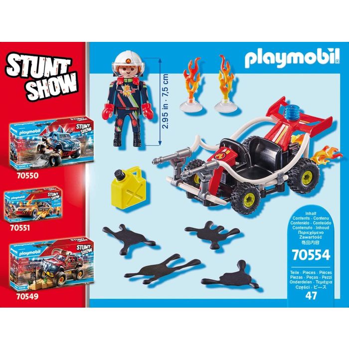 Playmobil Stuntshow Kart Bombero 2