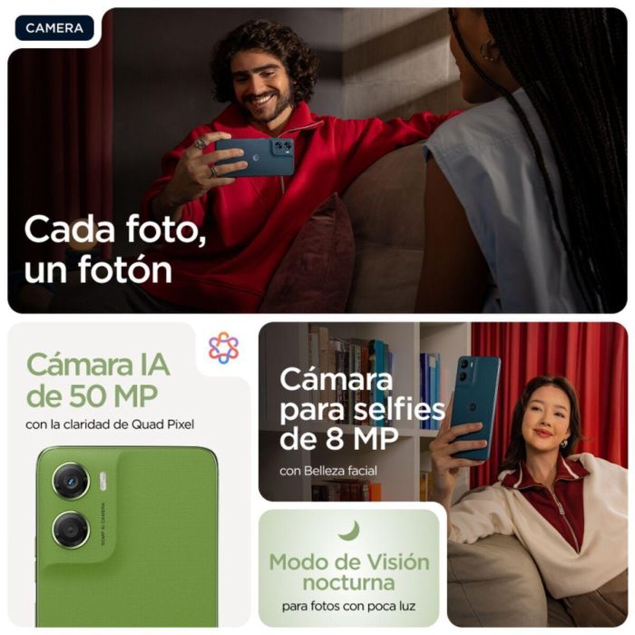 Motorola Moto G04 4GB 256GB Verde Tendril Smartphone 14