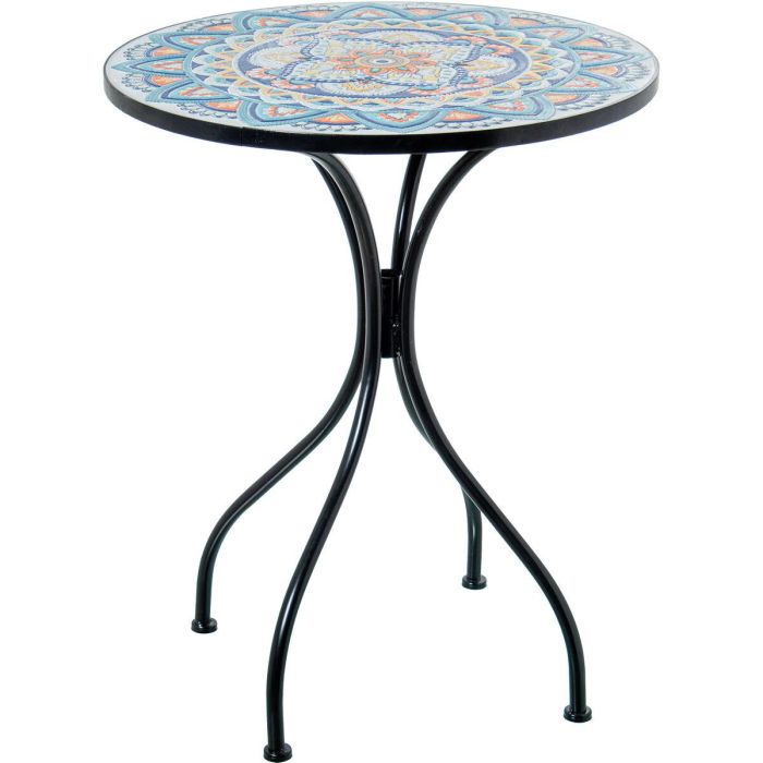 Conjunto de Mesa con 2 Sillas Alexandra House Living Multicolor 60 x 71 x 60 cm Mosaico 7