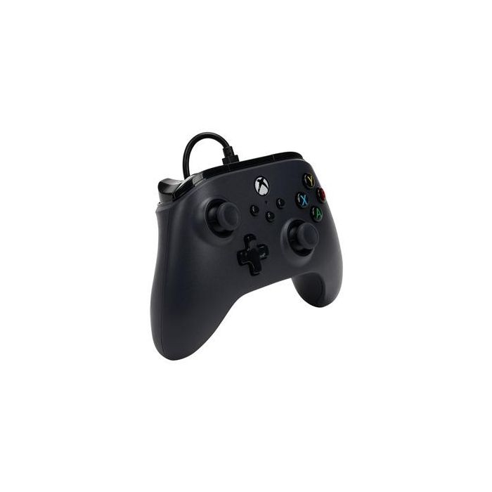 Power A 1519265-01 Mando con Cable para Xbox Series X/S, Xbox One y PC, Negro - Cable USB Extraíble 3m, Motores de Vibración 6