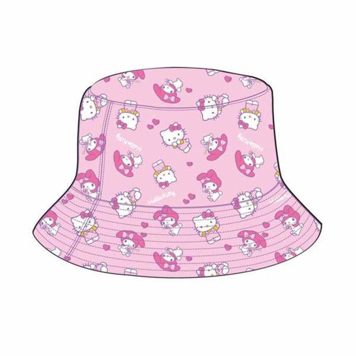 Gorro pescador hello kitty talla 52 cm Gorro pescador hello kitty talla 52 cm
