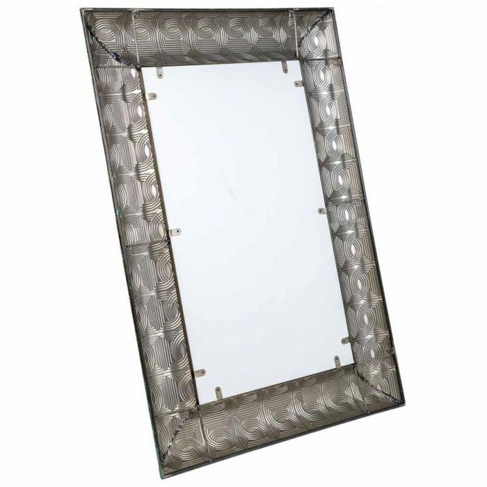 Espejo de pared Alexandra House Living Plata Vidrio Hierro 5 x 100 x 70 cm 5